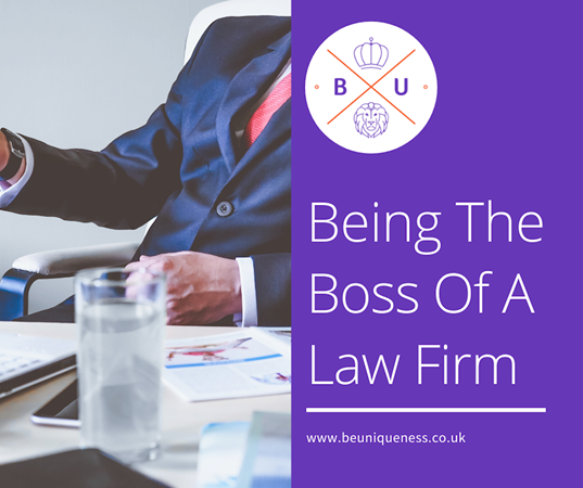 How can you be a top boss of a law firm?